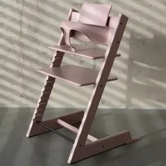 Стульчик для кормления STOKKE Tripp Trapp комплект 4 в 1 (Heather Mauve)