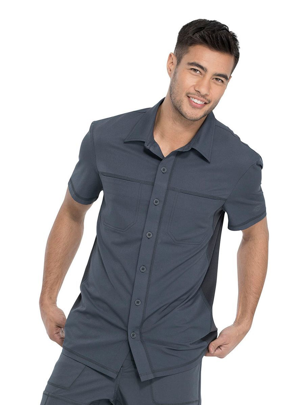 Топ медицинский мужской Dickies Dynamix DK820, серый, S