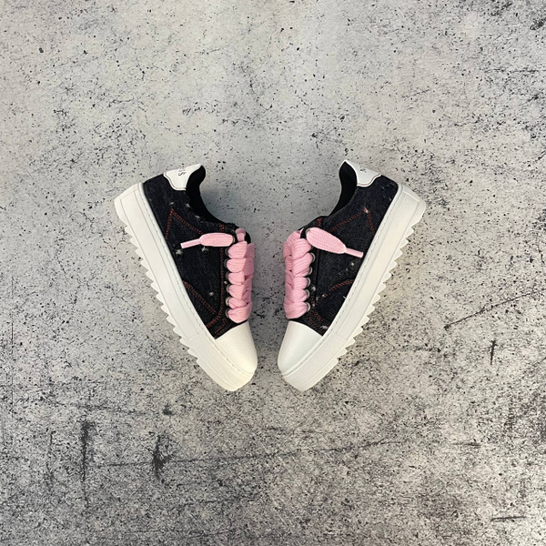 Кроссовки Numeris jeans black/white/pink/red