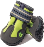 Ботинки для собак "Модник" размер XS, зеленые, 45х40х45мм (уп.4 шт.) Триол