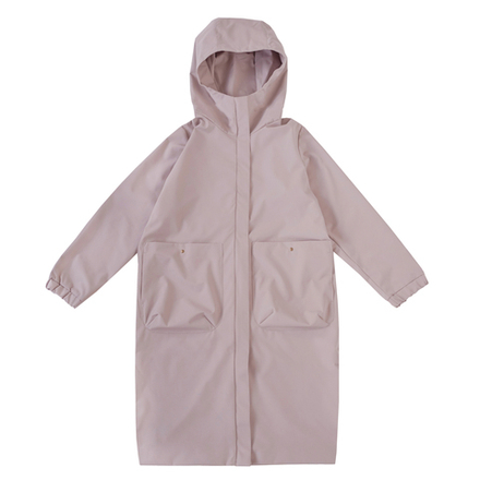 Плащ женский непромокаемый — пудровый