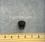 Бусины люкс (Корея) Череп гематит 0063