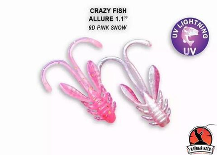 ALLURE 1,1"  46-27-9d-6 Силиконовые приманки Crazy Fish