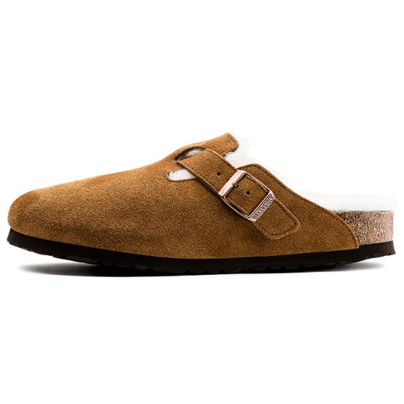 Birkenstock Boston Shearling Домашние тапочки Коричневый Унисекс