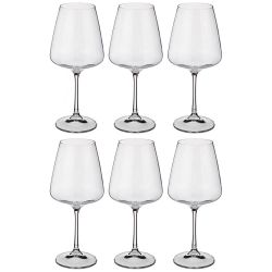 НАБОР БОКАЛОВ ДЛЯ ВИНА ИЗ 6 ШТ. "AMUNDSEN/ARDEA" ВЫСОТА=24 СМ 540 МЛ (КОР=8НАБОР.)