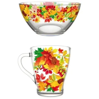 Набор Ланч Вальс Бостон (кружка 250мл +салатник 250мл)