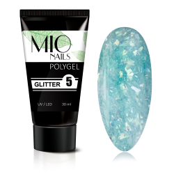 Полигель MIO NAILS Glitter # 05, 30 мл