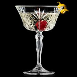 Бокал блюдце для шампанского 210 мл хр. стекло   d 11,2 см h16,1 см RCR [6]