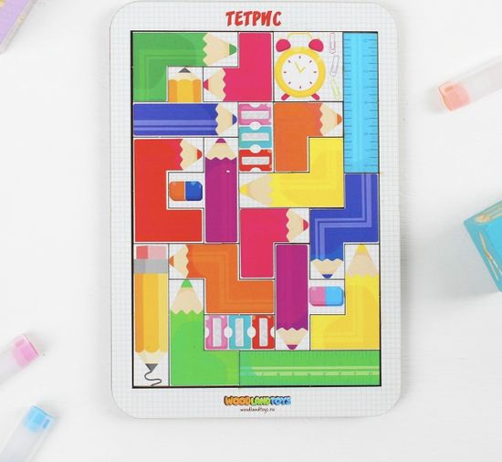 Головоломка "Цветные карандаши"