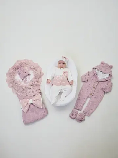 Конверт на выписку для новорожденных вязаный