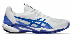 Мужские кроссовки теннисные Asics Solution Speed FF 3 Clay - white/tuna blue