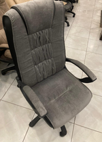 Кресло Фортуна-5 (3) Вельвет серый Мех качания п Директор (в разборе)