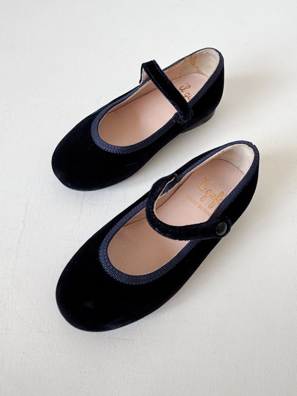 Бархатные туфли Il Gufo, 22,5