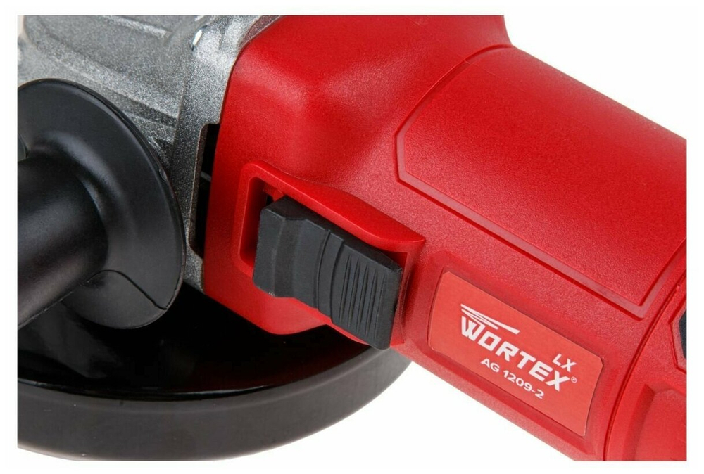 Одноручная углошлифмашина WORTEX LX AG 1209-2 в кор. (850 Вт, 125х22.2 мм, игол. подшипник, бронир. ротор) (0329083)