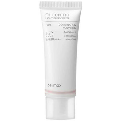 CELIMAX OIL CONTROL LIGHT SUNSCREEN SPF50+PA++++ Себорегулирующий лёгкий солнцезащитный крем 40 мл