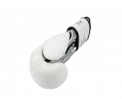 Перчатки боксерские Clinch Fight 2.0 бело-серебристые C137