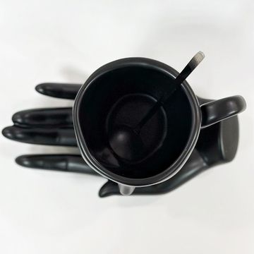 Чайная пара "Руки" черная, 260 мл