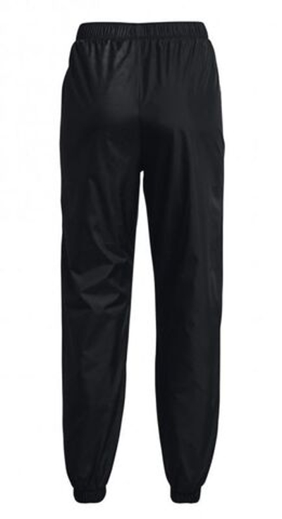 Женские теннисные брюки Under Armour Women's Rush Woven Pant - black/white