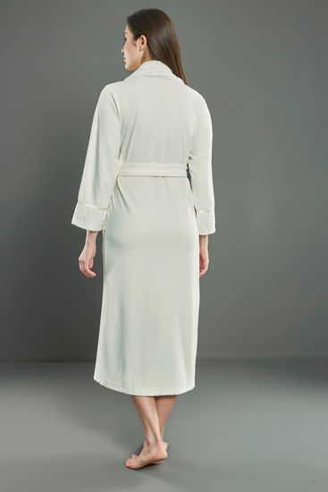 0511 Халат женский велюровый Nusa Niki Kadife с воротником