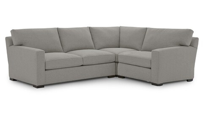 Угловой диван Непал (малый) Strong Plus 01 233*191*90 см, Бежевый Рогожка Еврокнижка Фиеста