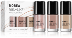 NOBEA Day-to-Day Fresh Frost Set - набор лаков для ногтей, 3× 6 ml