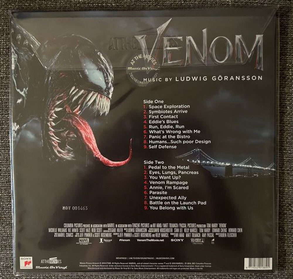 Виниловая пластинка Ludwig G ransson Venom (Original Motion Picture Soundtrack)