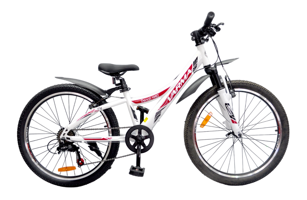 Велосипед 24" Varma Denali H40 р.11.5" 7ск. 2024 г  бело-красный