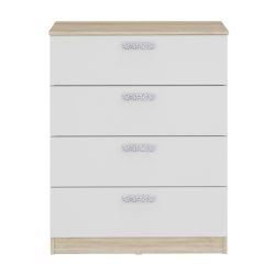 Комод 800 Салоу (дуб сонома/перламутр), МФ 1+1