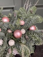 Новогодняя композиция в коробочке со стифой