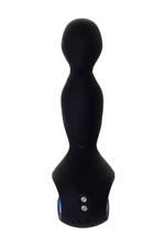 Вибростимулятор простаты с подогревом (Цвет: черный с синим)