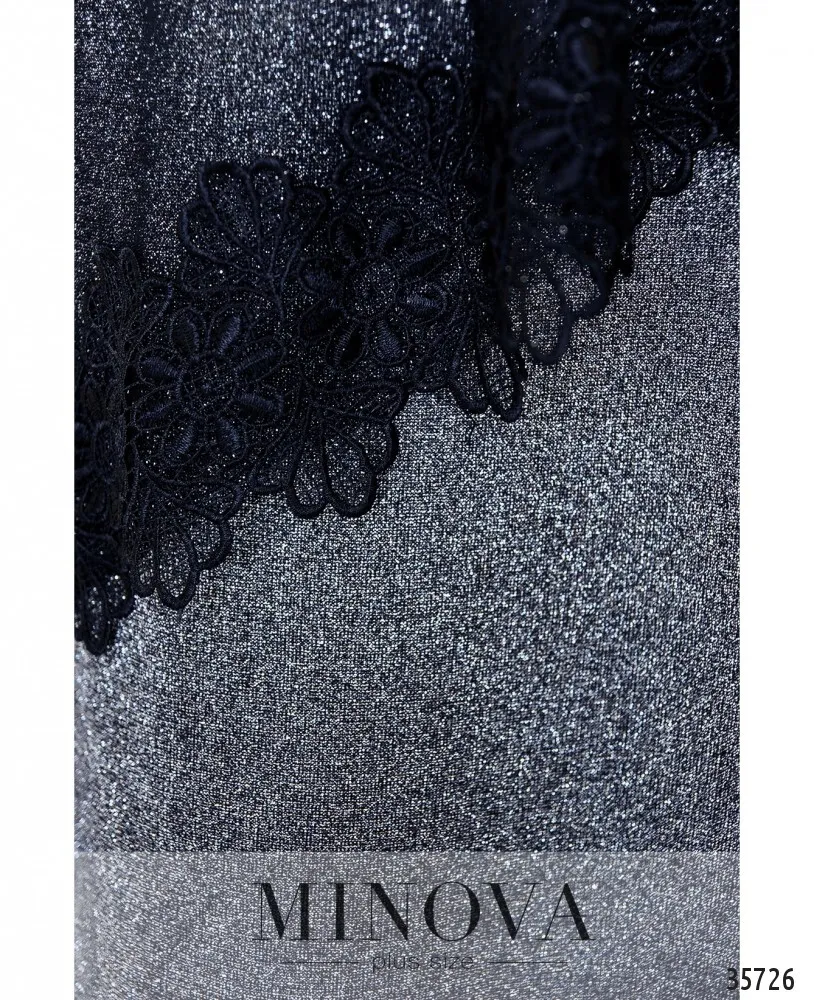 Платье 19-35-серебро Minova