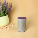 Свеча «Classic» 5*7,5см цвет лавандовый ZD-002