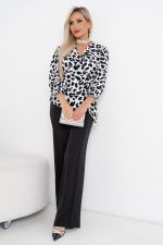 Костюм брючный Домино (черный/белый) Кбр11-38 Nikol (Акция)