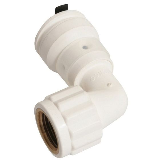 Угольник HENCO 90гр ВР Vision, 16X1/2quot;, с черной заглушкой BP04 1/2quot;