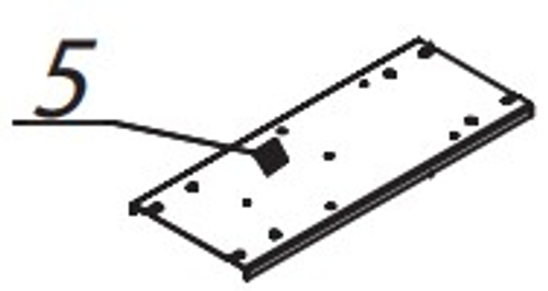 Монтажная плата для камер contracor серии cab, артикул 86900008