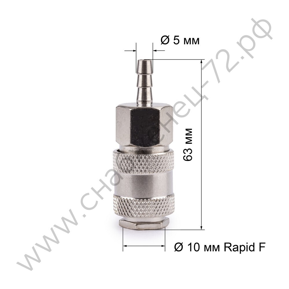 Соединитель Rapid F мама - ёлочка 5мм FOXWELD