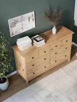 IKEA Комод HEMNES 8 ящиков, 160*95*50, белый, КЫМОР (ХЕМНЕС ИКЕА)