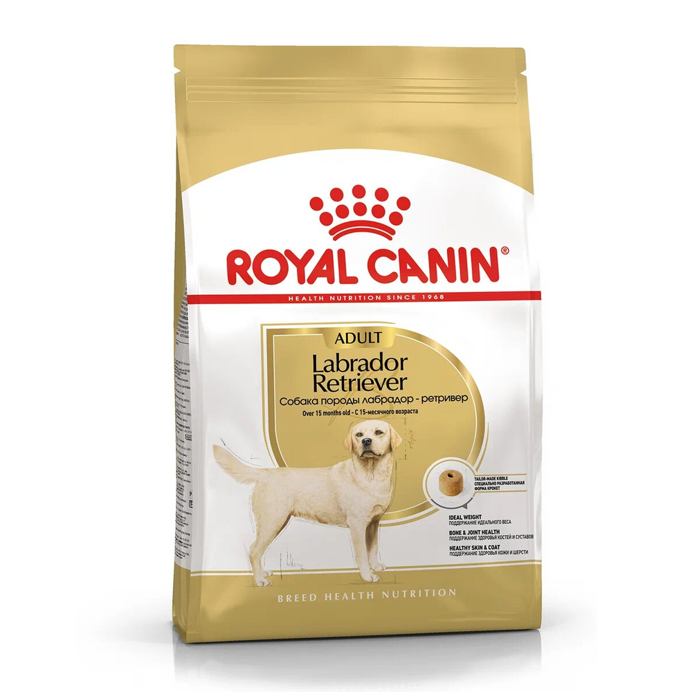 Сухой корм Royal Canin Labrador Retriever Adult для взрослых собак породы Лабрадор Ретривер от 15 месяцев Сухой корм Royal Canin Labrador Retriever Adult для взрослых собак породы Лабрадор Ретривер от 15 месяцев