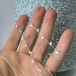 RUBBON Connection TA7587E; вискоза, люрекс, п/а ; 800м/100гр; col. B3315, цвет: серебро, светлый тиффани; S504