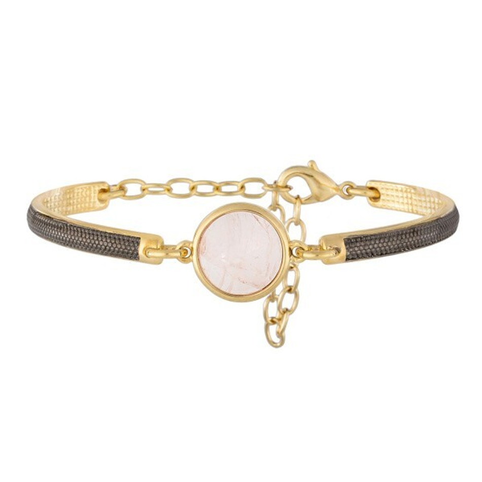 Браслет классический Possebon Pearl Quartz Rose C1363.9 R/G