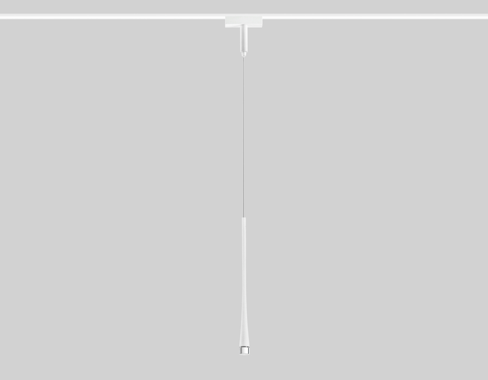 Светильник светодиодный трековый для шинопровода Magnetic Ultra Slim GV1636 WH белый IP20 6W 4200K 48V 38° D36*1500