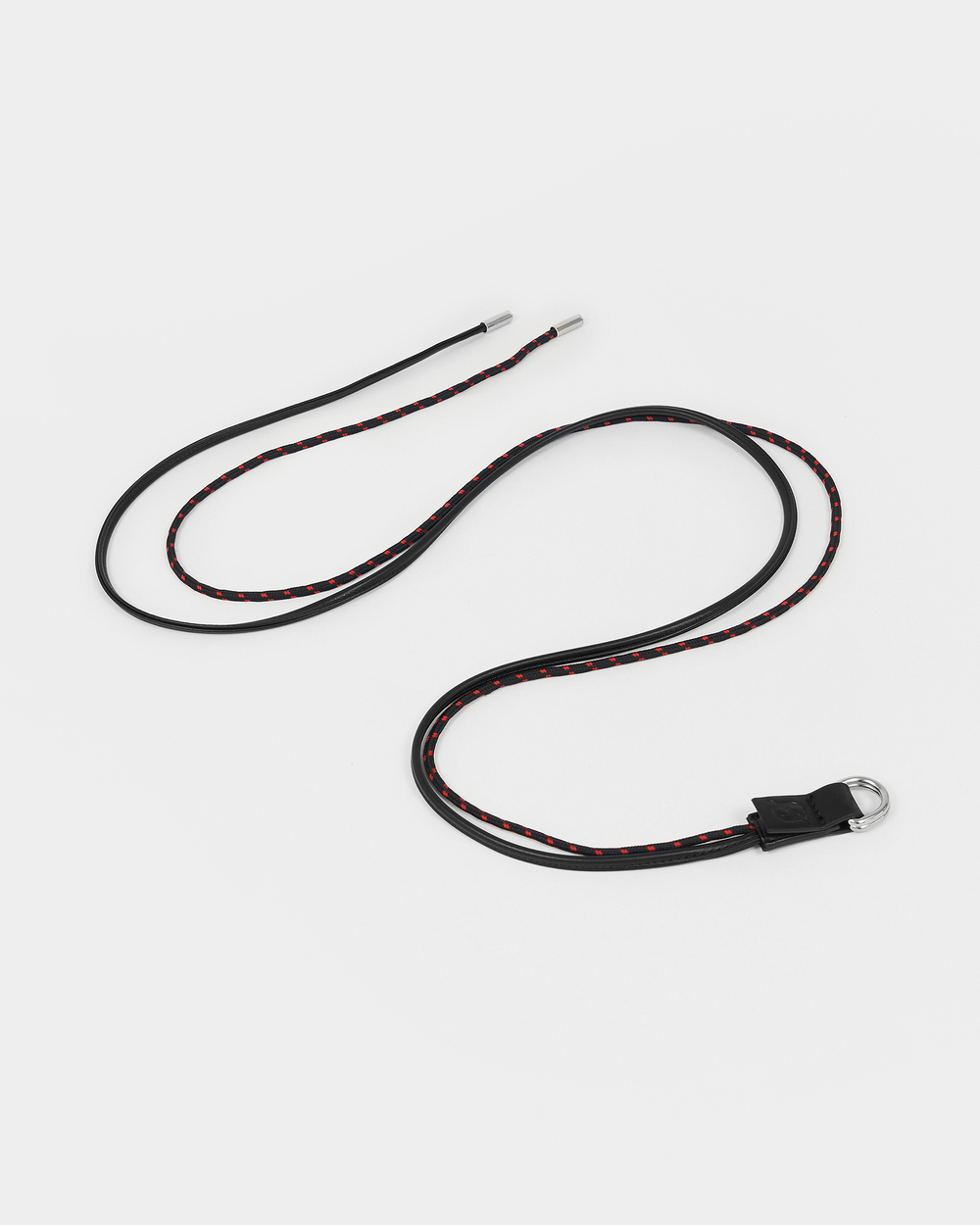 Шнурок двойной черный