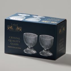 НАБОР ПОДСТАВОК ПОД ЯЙЦО "TEMPO" GREY 2 ШТ. 5,5Х5,5Х6 СМ