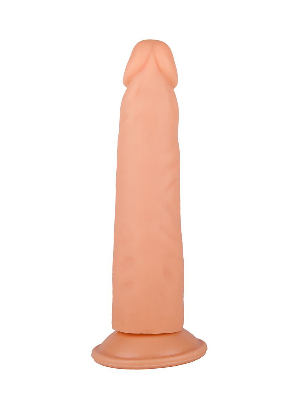 Податливый фаллоимитатор на присоске - 16,5 см. (Цвет: телесный)
