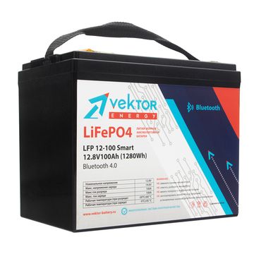 Литий Аккумулятор VEKTOR LFP 12-100, фото №790935731