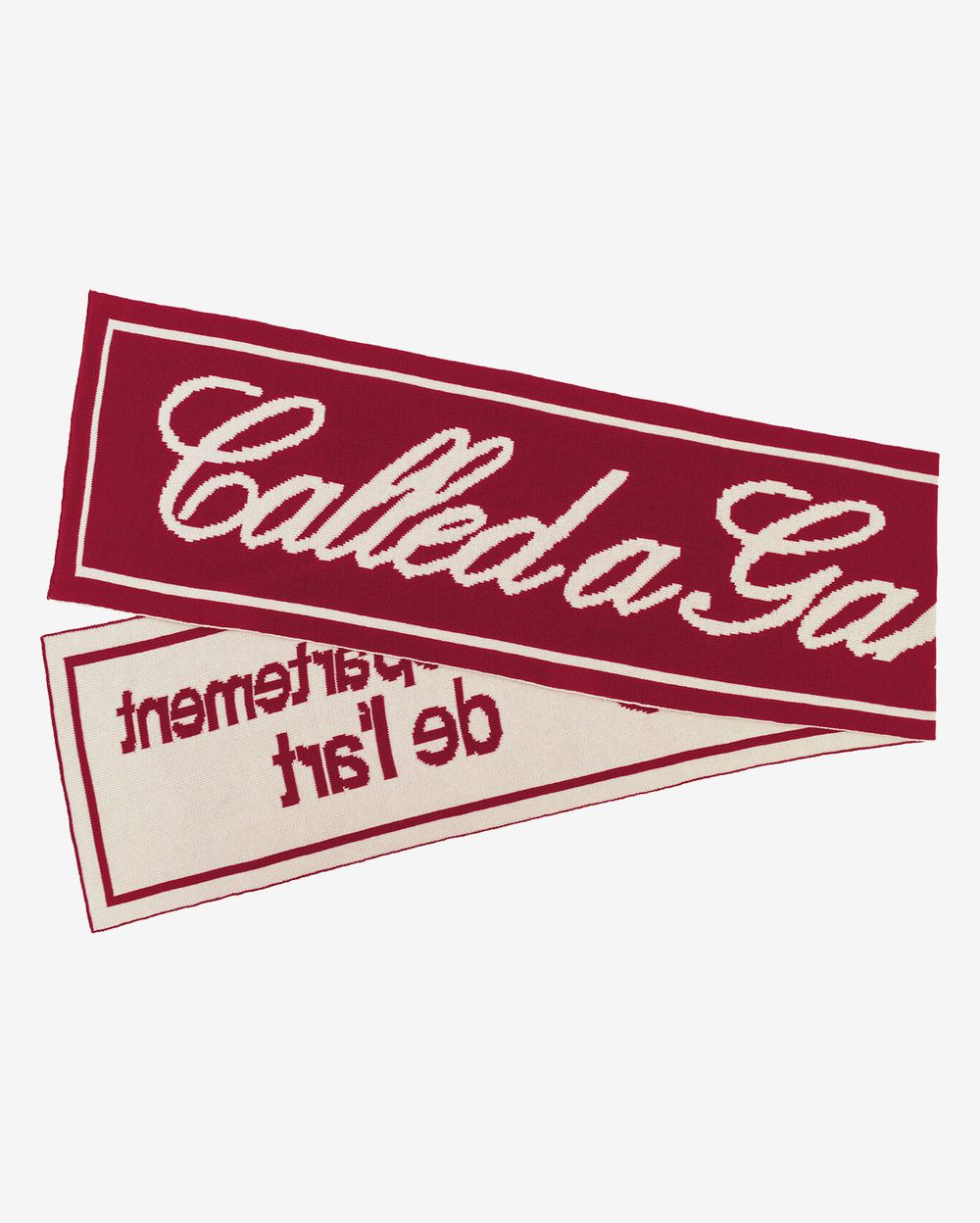 Шарф Called a Garment Art Department Cotton вишневый