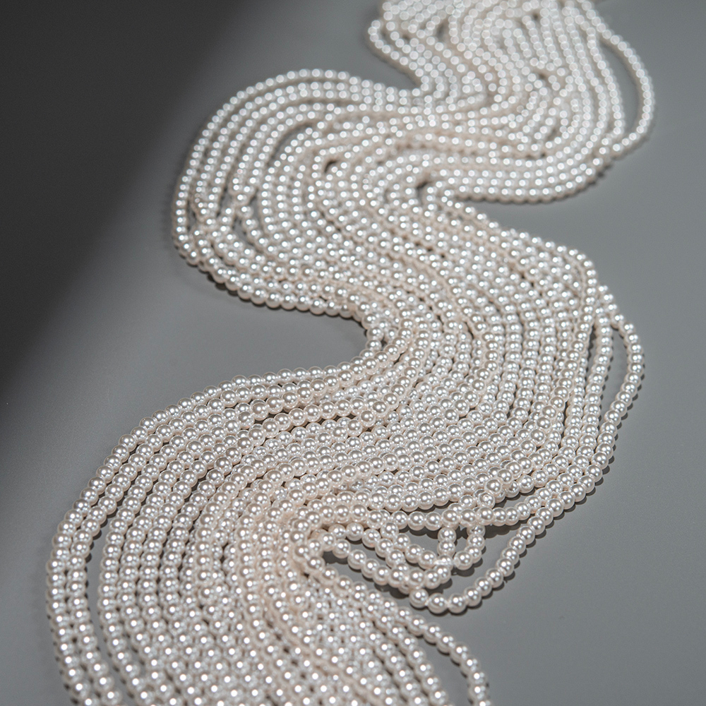 Хрустальный жемчуг, оттенок "Royal Pearl", шар 3мм