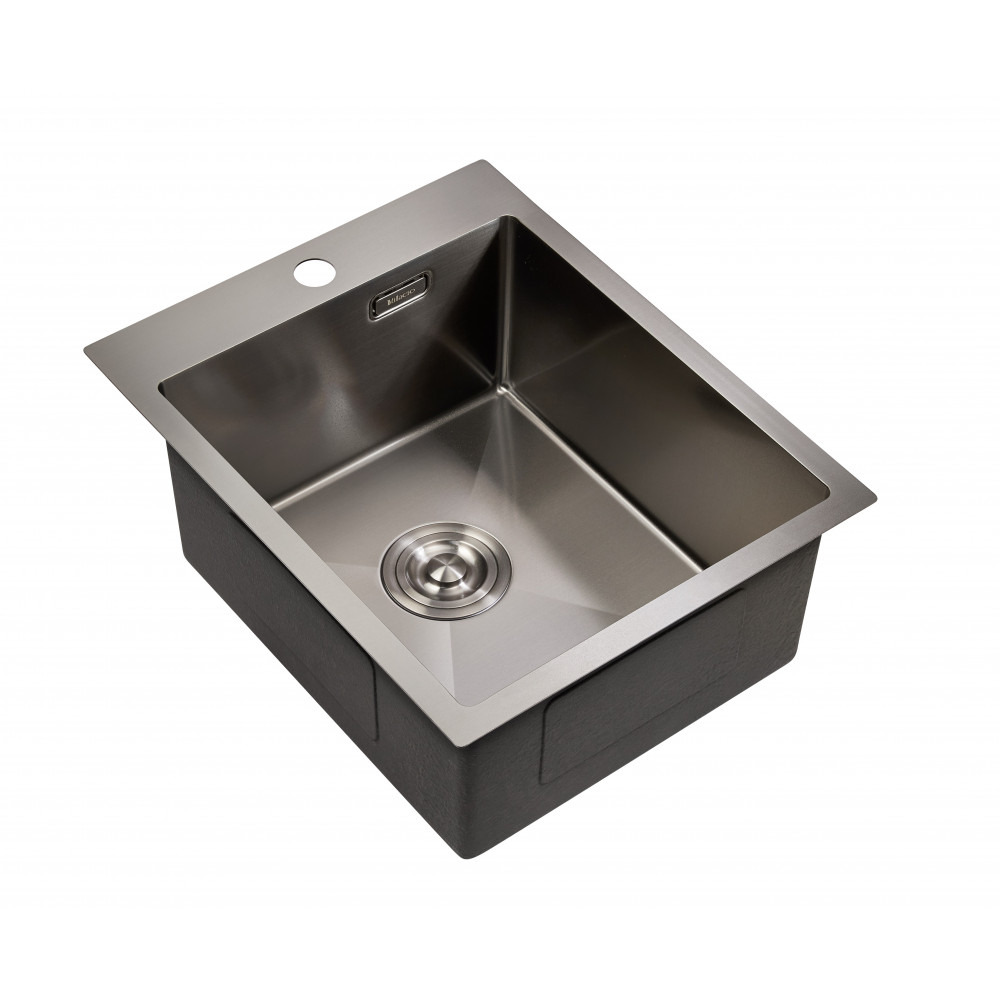 Мойка для кухни MILACIO Denia 41 Steel MC.77469 сталь воронёная