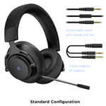 Накладные Bluetooth наушники Abingo с микрофоном BT60 black