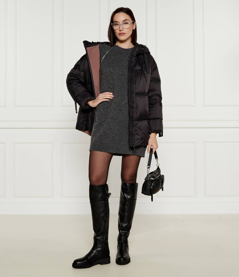 Хлопковое платье DALEDE Ba&sh - серый(1H24DALE)